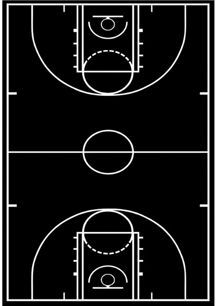 Dijital Baskılı Kaymaz Basketbol Sahası Desenli Çocuk Oyun Halısı fiyatları