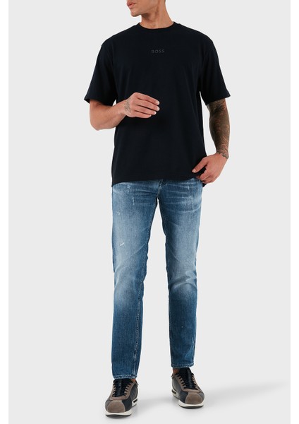 Streç Pamuklu Slim Fit Normal Bel Daralan Paça Jeans Erkek Kot Pantolon 50544640 437 fiyatları