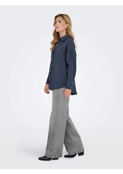 15272523 Kadin Gomlek - Lacivert modelleri