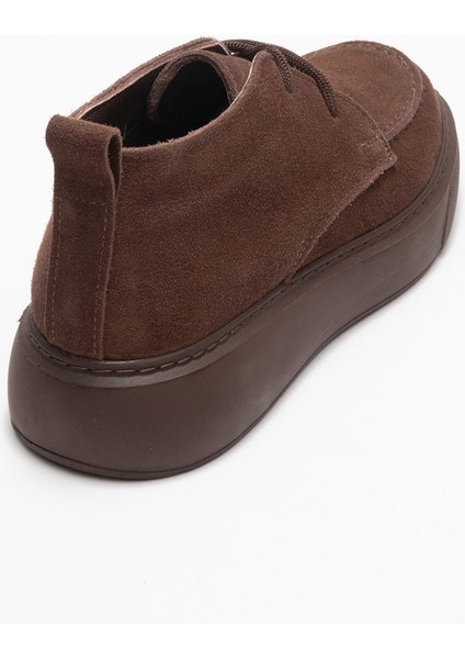 Lılya Kahverengi Süet Hakiki Deri Kadın Chukka Bot indirimleri