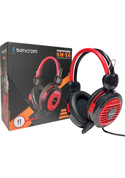 Sencrom X6 Kablolu Gaming Oyuncu Kulaklığı Mikrofonlu fiyatları