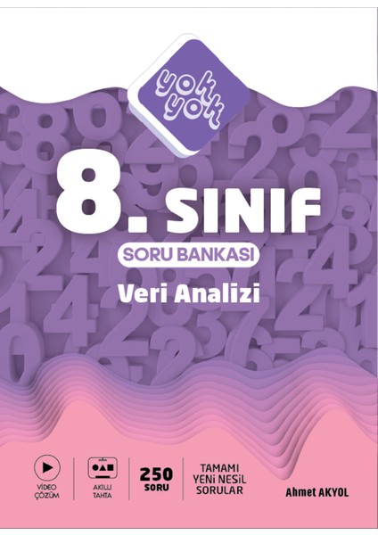 8. Sınıf Lgs Matematik Soru Bankası - Veri Analizi 250 Adet Soru - 2025 Basım