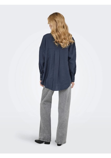 15272523 Kadin Gomlek - Lacivert fırsatları