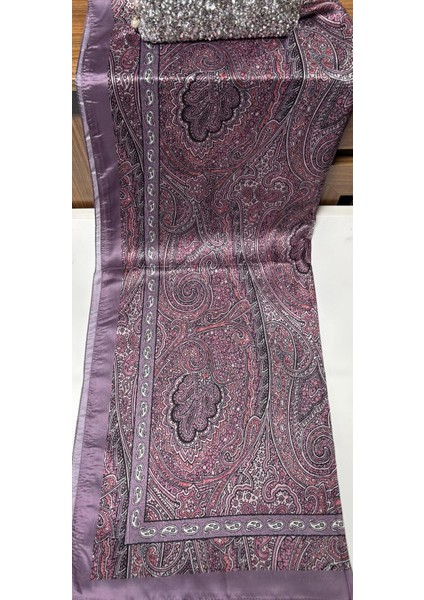 11968B Levidor Hint Ipeği Şal #07-25#