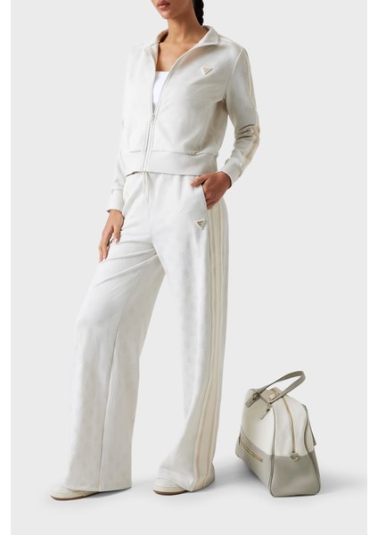 Peony 4g Logo Baskılı Regular Fit Dik Yaka Crop Sweat 5YQ07K0282 Bayan Sweat 5YQ07 K0282 F0ER fiyatları