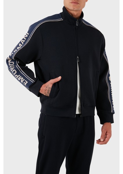 Logolu Pamuklu Regular Fit Dik Yaka Sweat Erkek Sweat EM002913 AF10013 UB118