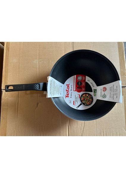 Wok 28 cm Derin Tava Kırımızı