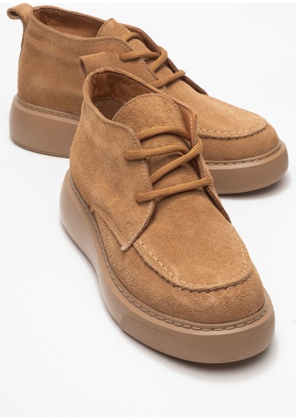 Lılya Toprak Süet Hakiki Deri Kadın Chukka Bot