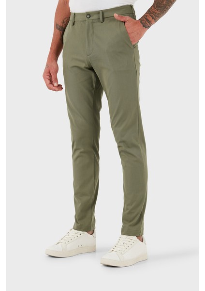 Pamuklu Slim Fit Normal Bel Dar Paça Chino Pantolon Erkek Pantolon 50543945 314 fırsatları