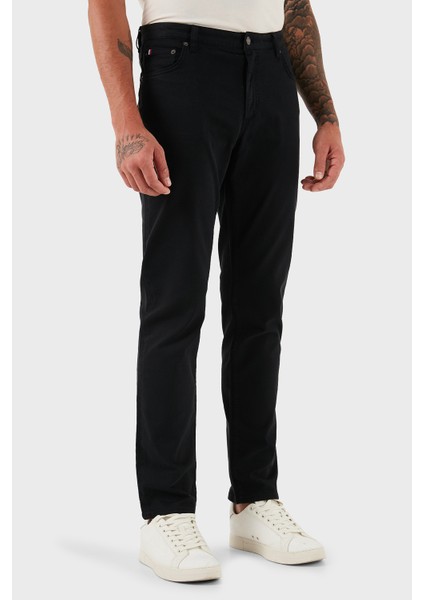 Streç Pamuklu Comfort Fit Normal Bel Düz Paça Pantolon Erkek Pantolon MW0MW38810 Bds modelleri