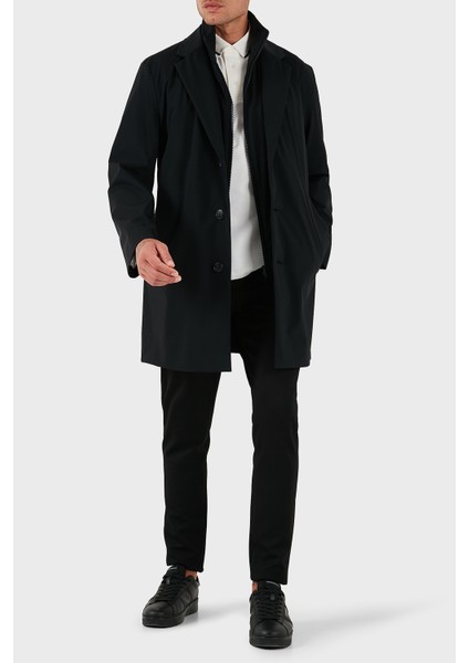 Su Geçirmez Çift Kullanımlı Regular Fit Trençkot Erkek Trençkot 50545897 001 fiyatları