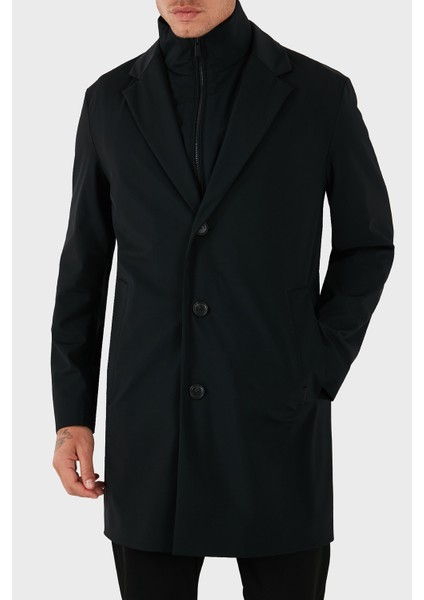 Su Geçirmez Çift Kullanımlı Regular Fit Trençkot Erkek Trençkot 50545897 001 indirimleri