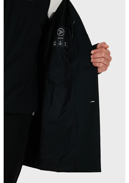 Su Geçirmez Çift Kullanımlı Regular Fit Trençkot Erkek Trençkot 50545897 001