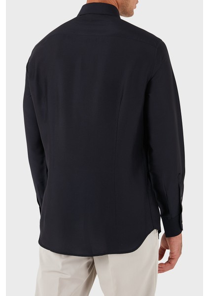 Ipek Karışımlı Regular Fit Klasik Yaka Gömlek Erkek Gömlek EM001537 AF17293 UB118 fiyatları