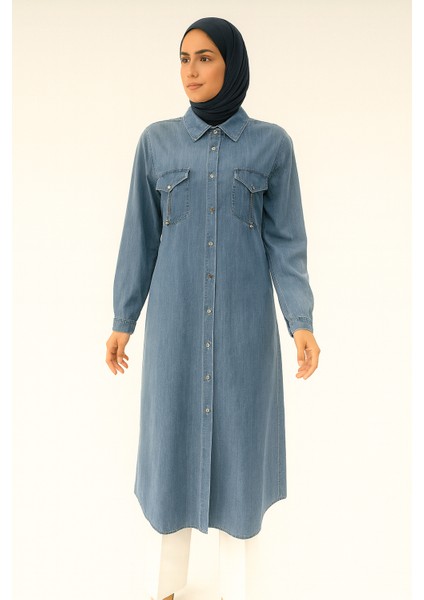 3501 Önden Düğmeli Cep Kapağı Aksesuar Detaylı Tansel Kap Qys Tansel Kap 3511 #23-05#