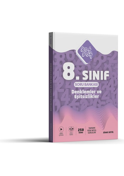 8. Sınıf Lgs Matematik Soru Bankası - Denklemler ve Eşitsizlikler 250 Adet Soru - 2025 Basım indirimleri