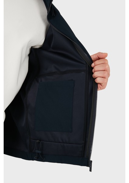 Regular Fit Dik Yaka Gizlenebilir Kapüşonlu Mont Erkek Mont 50547488 404