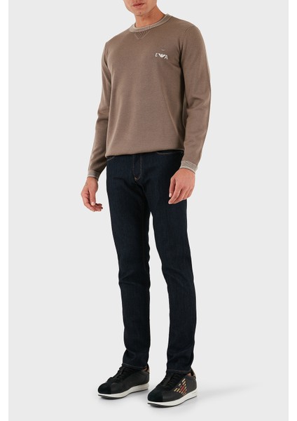 Streç Pamuklu Slim Fit Normal Bel Dar Paça Jeans Erkek Kot Pantolon EM000121 AF14116 MB001 fırsatları