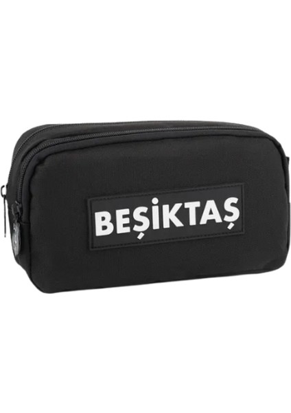 Beşiktaş Kalem Çantası Beşiktaş Siyah Beyaz Garni 2 Bölmeli Kalemlik fiyatları