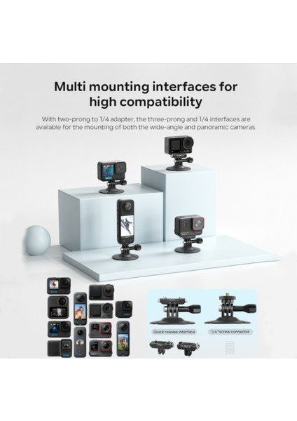 INSTA360 Gopro djı Uyumlu Yapışkanlı Montaj Aparatı Amagisn indirimleri