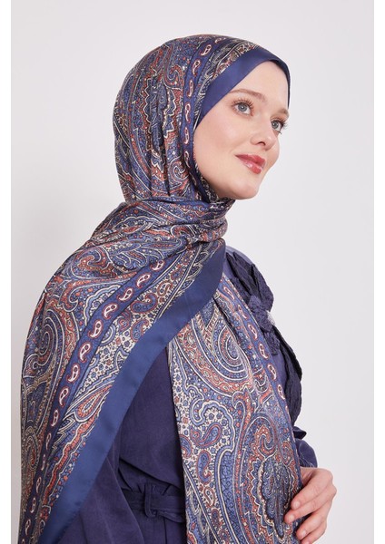 11968B Levidor Hint Ipeği Şal #07-25#