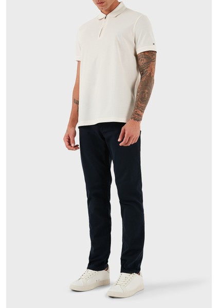 Streç Pamuklu Comfort Fit Normal Bel Düz Paça Pantolon Erkek Pantolon MW0MW38810 Dw5