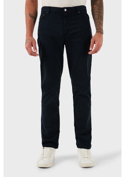 Streç Pamuklu Comfort Fit Normal Bel Düz Paça Pantolon Erkek Pantolon MW0MW38810 Dw5 fiyatları