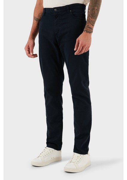 Streç Pamuklu Comfort Fit Normal Bel Düz Paça Pantolon Erkek Pantolon MW0MW38810 Dw5 modelleri