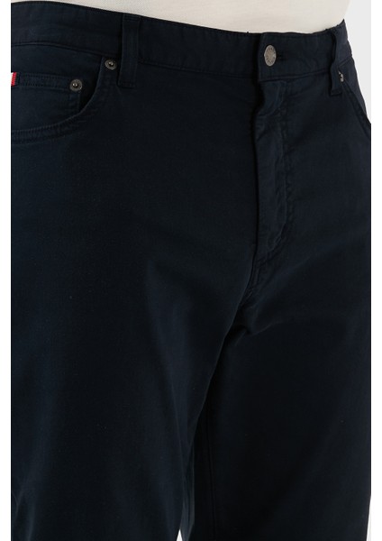 Streç Pamuklu Comfort Fit Normal Bel Düz Paça Pantolon Erkek Pantolon MW0MW38810 Dw5