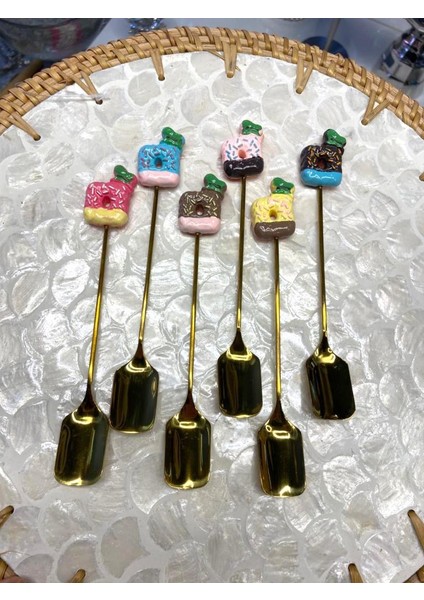 Altın Kek Desen2 6'lı Kahve/çay Kaşık fiyatları