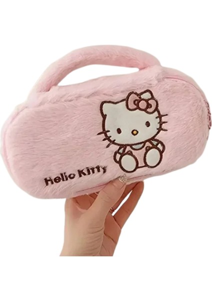 Sanrio Kuromi My Melody Hello Kitty Pochacco Kalem Kutu Pembe Makyaj Çantası