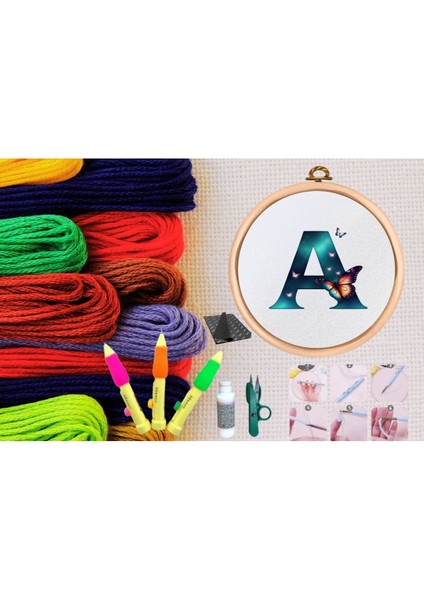 Punch Seti Nakış Seti Kasnaklı Kendin Yap Seti Seri 34