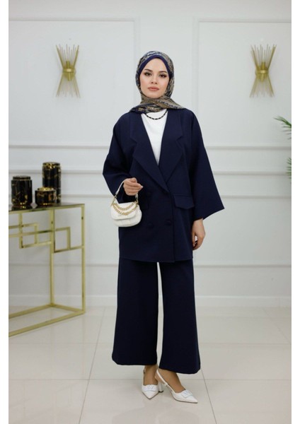 Kadın Tesettür Takım 2'li Ceket & Pantolon Takımı modelleri