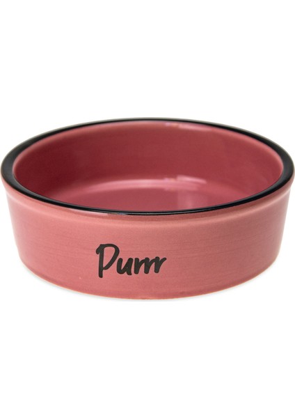 Karlıe Seramik Kedi Mama Kabı Pembe 200 ml Arbkd