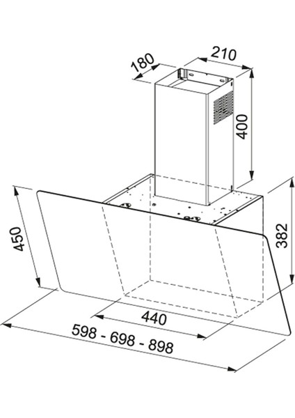 Davlumbaz Fpj 915 V Wh/ss 330.0516.055 fiyatları