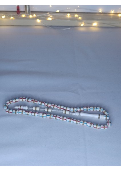 Firuze ve Mercan Işlemeli Mineli Deve Kemiği Tesbih fırsatları