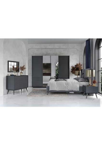 Cotta Grey Yatak Odası Takımı