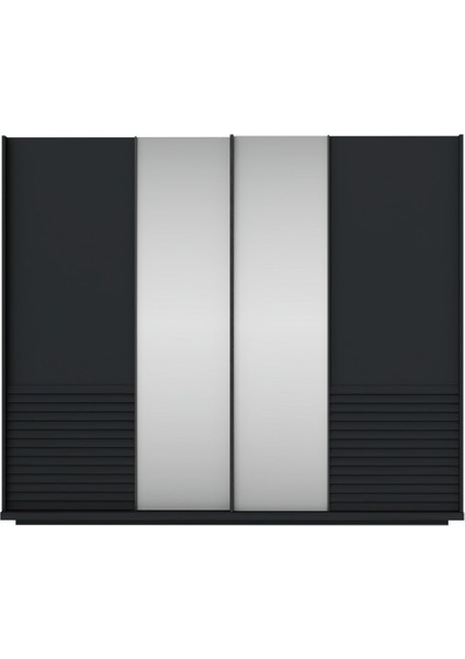 Cotta Grey Sürgülü Gardırop modelleri