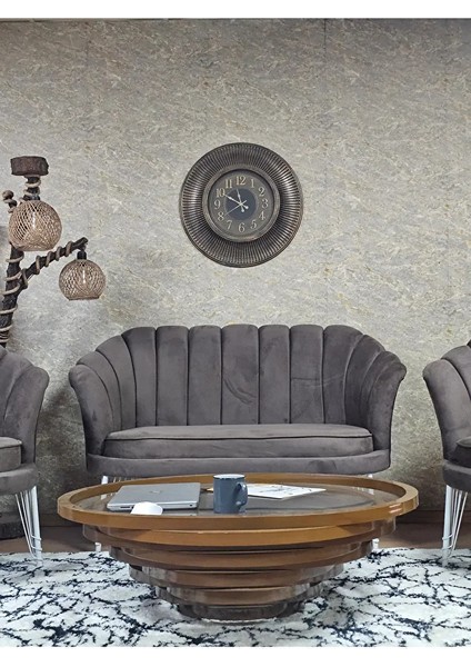 Istiridye Takım Beyaz Boyalı Telli Ayak Çay Seti Koltuk Takımı Kahverengi Renk 110 x 48 Boyut/ebat fiyatları