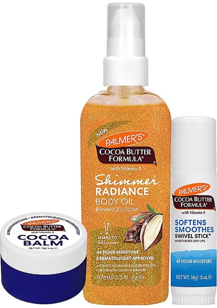 Palmers Cocoa Butter Moisture & Glow Cilt Bakım Seti modelleri