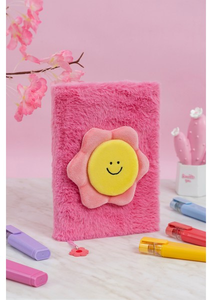 Pelüş ve Eğlenceli Defter - Çiçek Figürlü fiyatları