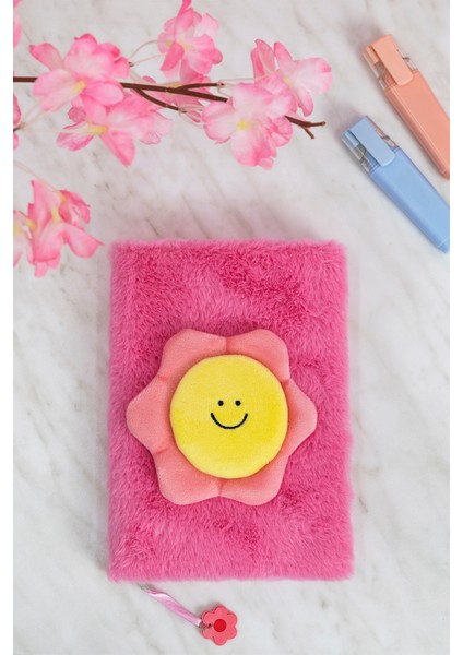 Pelüş ve Eğlenceli Defter - Çiçek Figürlü modelleri