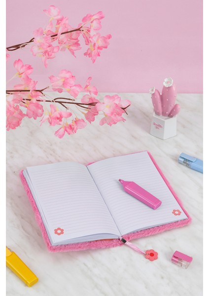 Pelüş ve Eğlenceli Defter - Çiçek Figürlü fırsatları