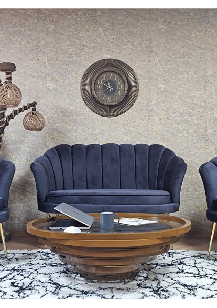 Istiridye Takım Gold Kaplama Sivriltme Ayak Çay Seti Koltuk Takımı Füme Renk 110 x 48 Boyut/ebat fiyatları