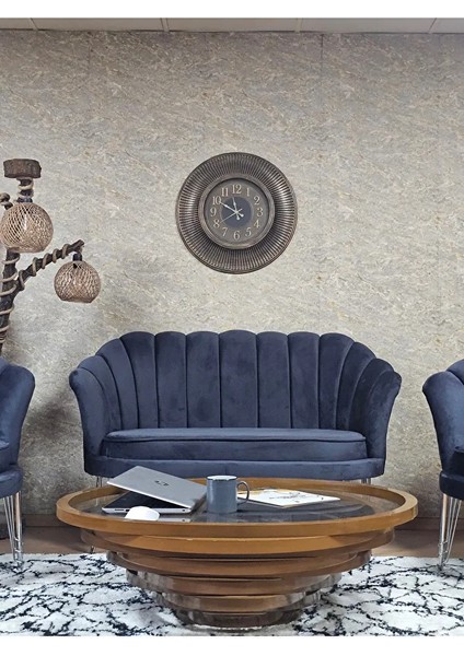 Istiridye Takım Krom Kaplama Telli Ayak Çay Seti Koltuk Takımı Füme Renk 110 x 48 Boyut/ebat fiyatları