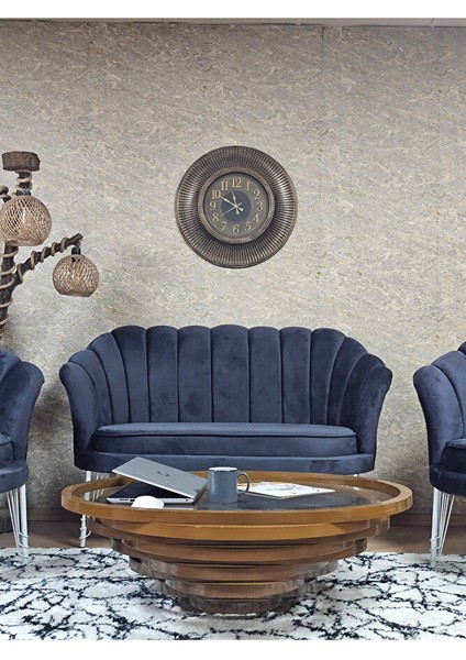 Istiridye Takım Beyaz Boyalı Telli Ayak Çay Seti Koltuk Takımı Füme Renk 110 x 48 Boyut/ebat fiyatları