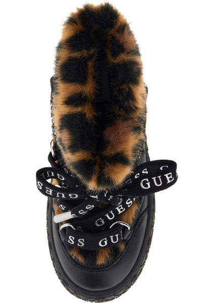 Kadın Unessa Leopar Desenli Kürk Detaylı Bot - Mix fırsatları