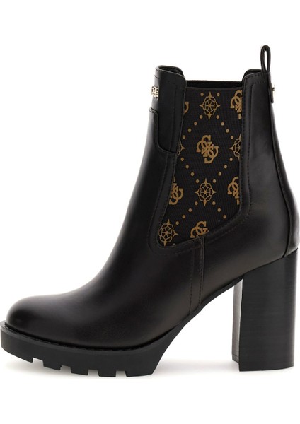 Kadın Nealle Monogram Desenli Kalın Topuklu Chelsea Bot - Kahverengi fiyatları
