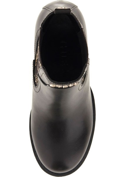 Kadın Nealle Monogram Desenli Kalın Topuklu Chelsea Bot - Kahverengi fırsatları