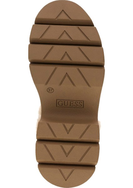 Kadın Bridgete Kürk Astarlı Platform Bot - Natural indirimleri